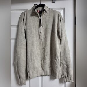 Chaps Ralph Lauren-Mens Half Zip Sweater-NWOT-Size L